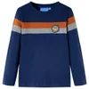 vidaXL Kinder-Langarmshirt Marineblau 116 Produktbild-Vorschau 7