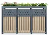 Mülltonnenbox Müllbox Mülltonnenverkleidung 3 Türen Box Produktbild-Vorschau 5