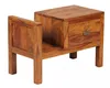 WOHNLING Nachttisch MUMBAI Massiv-Holz Sheesham Produktbild-Vorschau 6
