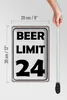 Blechschild Spruch 20x30cm BEER Limit 24 Bier Produktbild-Vorschau 5