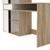 Dmora Scrivania Annalou 60.35x162.8x155.4h cm Bianco, Anteprima dell’immagine prodotto 6