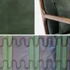 A collage of three images showing the fabric, armrest, and internal spring mechanism of a chair. Produktbild-Vorschau