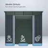 osoltus Metall Gerätehaus Pultdach Geräteschuppen T 279cm x Produktbild-Vorschau 4