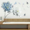 Wandaufkleber Lotus Blume Schmetterling, 1 Stück, 3D Produktbild-Vorschau 3