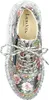 A top-down view of a single floral sneaker. Produktbild-Vorschau