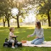 Voiture gonflable pour enfants avec dossier et fonction Voir les images du produit 8