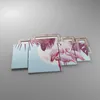 Bild auf Leinwand - Leinwandbild - 4 Teile - Flamingos Produktbild-Vorschau 2