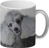 Glitzer-Glitzer-Kaffeebecher mit Pudel Motiv Produktbild-Vorschau 1
