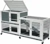 Indoor Kleintierstall Leo 146 x 89 cm grau Produktbild-Vorschau 1