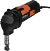 A black and orange electric sheet metal shear is shown against a white background. Anteprima dell’immagine prodotto