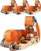 4x Profi Ratschen Spanngurt Spanngurte Zurrgurt 2-tlg 6m 4t Produktbild-Vorschau 1