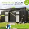 Juskys Metall Gerätehaus Luzern 12 m² - wetterfest & Produktbild-Vorschau 5