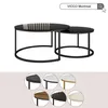 Couchtisch-Set Vicco Montreal Travertin/Cashmere 77 x 77 Produktbild-Vorschau 8