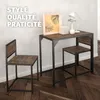 Ensemble MILTON Table + 2 Chaises Style Vintage - Bois Voir les images du produit 7