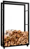Dřevěný stojan Keri s kolečky 25x80x125, černý kov Náhled obrázku produktu 1