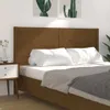 Kopfteil Honigbraun 126x4x100 cm Massivholz Kiefer Produktbild-Vorschau 4