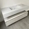 Set di mobili da bagno sospesi con lavabo in pietra Anteprima dell’immagine prodotto 8