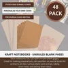 BELLE VOUS 48er Pack Notizbuch A6 Blanko Unliniertes Produktbild-Vorschau 11