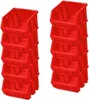 SuperSparSet 10x Sichtlagerbox 1 | HxBxT 7,5x11,6x11,2cm | Produktbild-Vorschau 1