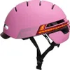 Bluetooth city helmet 54-58cm LED/SOS/Intercom pink Produktbild-Vorschau 2