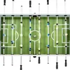 vidaXL Kickertisch Stahl 60 kg 140x74,5x87,5 cm Weiß Produktbild-Vorschau 3