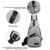 Canvas Sling Bag Rucksack Damen und Herren – Produktbild-Vorschau 3
