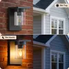 EDISHINE Wandlampe Außen, Wandleuchte mit Klarglas, IP44 Produktbild-Vorschau 5