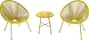home24 Sitzgruppe - 3-teilig - Stahl / Polyrattan Produktbild-Vorschau 6