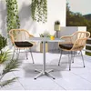 Table de jardin Table de bistrot stable en aluminium Voir les images du produit 3