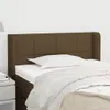 Kopfteil mit Ohren Dunkelbraun 103x16x78/88 cm Stoff Produktbild-Vorschau 2
