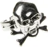 6er Set Piratenringe mit Totenkopf, Kunststoff Ringe Produktbild-Vorschau 2