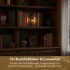 Vintage Bücherregallampe, rutschfester Standfuß, LED-Licht, Produktbild-Vorschau 4