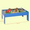 AIYAPLAY Spieltisch, 108-teiliges abnehmbares Eisenbahn-Set Produktbild-Vorschau 3