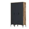 Skye Decor, Kumsal ST - Walnut, Anthracite, armoire, noyer, Voir les images du produit 5