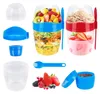 2 Stück Müslibecher to Go Groß Joghurtbecher Kinder Produktbild-Vorschau 1