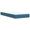 Boxspringbett mit Matratze Dunkelblau 90x200 cm Samt Produktbild-Vorschau 6