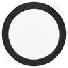 A circular LED ceiling panel light with a black frame and a white diffuser. Náhľad obrázku produktu