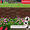 KOTARBAU® Sada 10 vrbových obrub na záhony 100 x 20 cm Náhled obrázku produktu 7