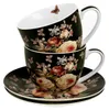 DUO FLORAL 2er-Set Tassen 280 ml WARDA mit Untertassen, New Produktbild-Vorschau 4