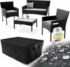 Juskys Polyrattan Gartenmöbel-Set Fort Myers inkl. Produktbild-Vorschau 1