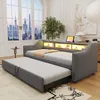Łóżko tapicerowane Sweiko Rozkładana sofa 90/180 x 190 cm, Podgląd zdjęcia produktu 14