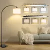 CCLIFE Stehlampe Wohnzimmer Bogenlampe LED E27 Leselampe Produktbild-Vorschau 5
