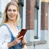 Selencia Etui ze skóry naturalnej na Samsung Galaxy A50 / Podgląd zdjęcia produktu 6