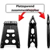 Klapphocker faltbar Kunststoff klappbar bis 120kg Höhe 39 Produktbild-Vorschau 2