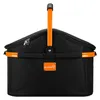 Kühlkorb Einkaufskorb Alubox Design schwarz orange mit Produktbild-Vorschau 3