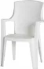 PROGARDEN Eden SET 4x Stapelsessel weiß Kunststoff M73532 Produktbild-Vorschau 2