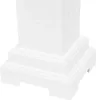 A close-up view of the base of a white column or pedestal. Náhľad obrázku produktu