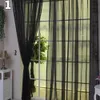 Feste Farbe Tüll Voile Tür Fenster Vorhang Vorhang Panel Produktbild-Vorschau 9