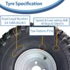 22x11.00-8 Užitkové pneumatiky pre ATV P334 Kolesá 4 Náhľad obrázku produktu 6