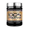 A black plastic container of Scitec Nutrition 100% Creatine Monohydrate powder. Produktbild-Vorschau